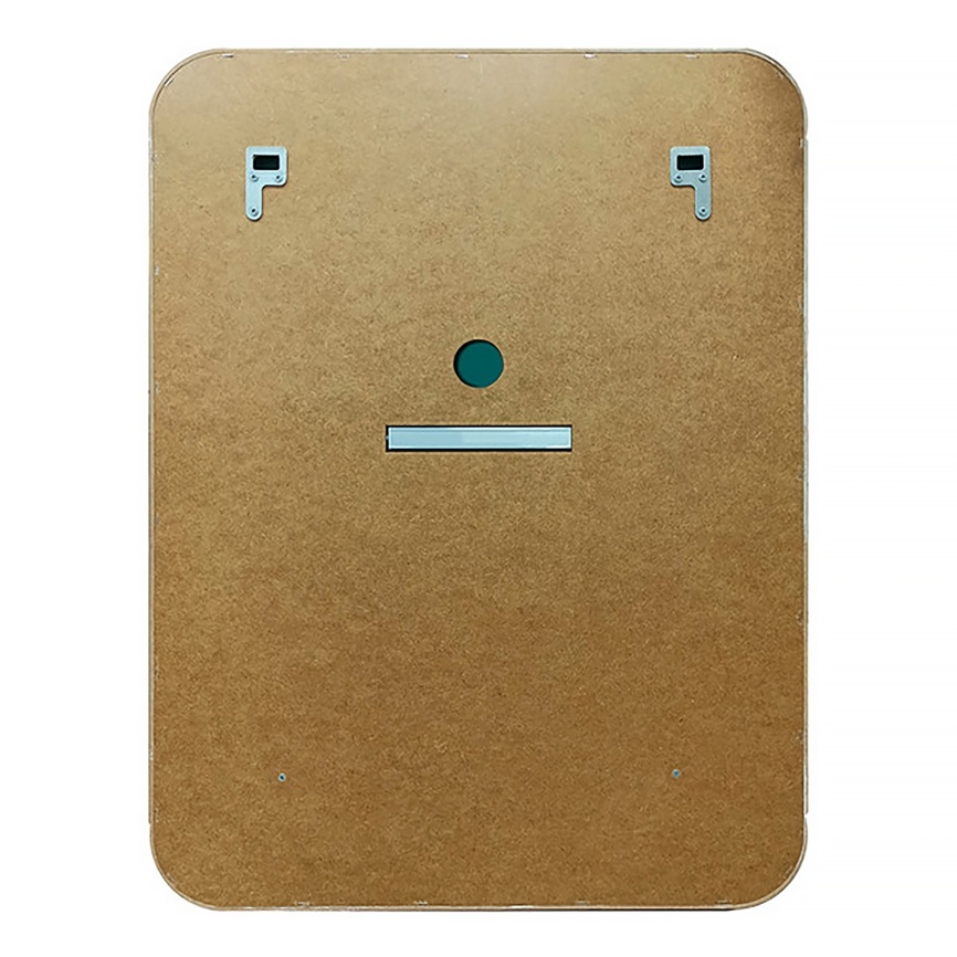 Зеркало AQUA NERO Мамбо-лофт 600х800 LED-подсветка, сенсорный выключатель с функцией диммера, черный фото 6