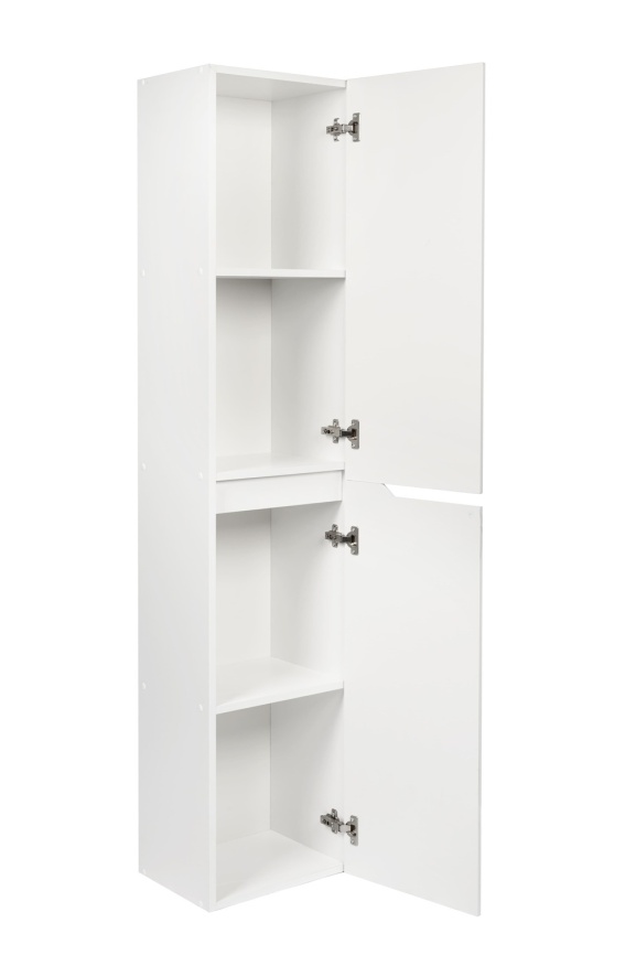 Пенал Рондо 36 правый напольный, белый глянец фото 3