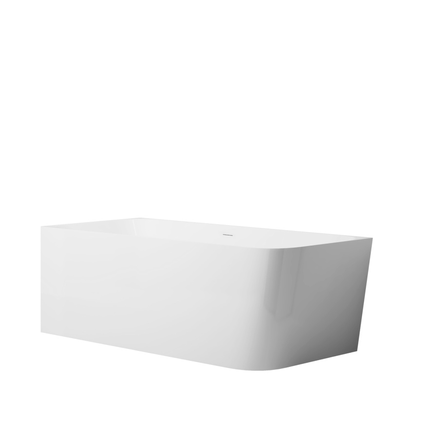 ТИАМО Л Ванна акриловая пристенная 1600*750*580, левая, белый фото 3