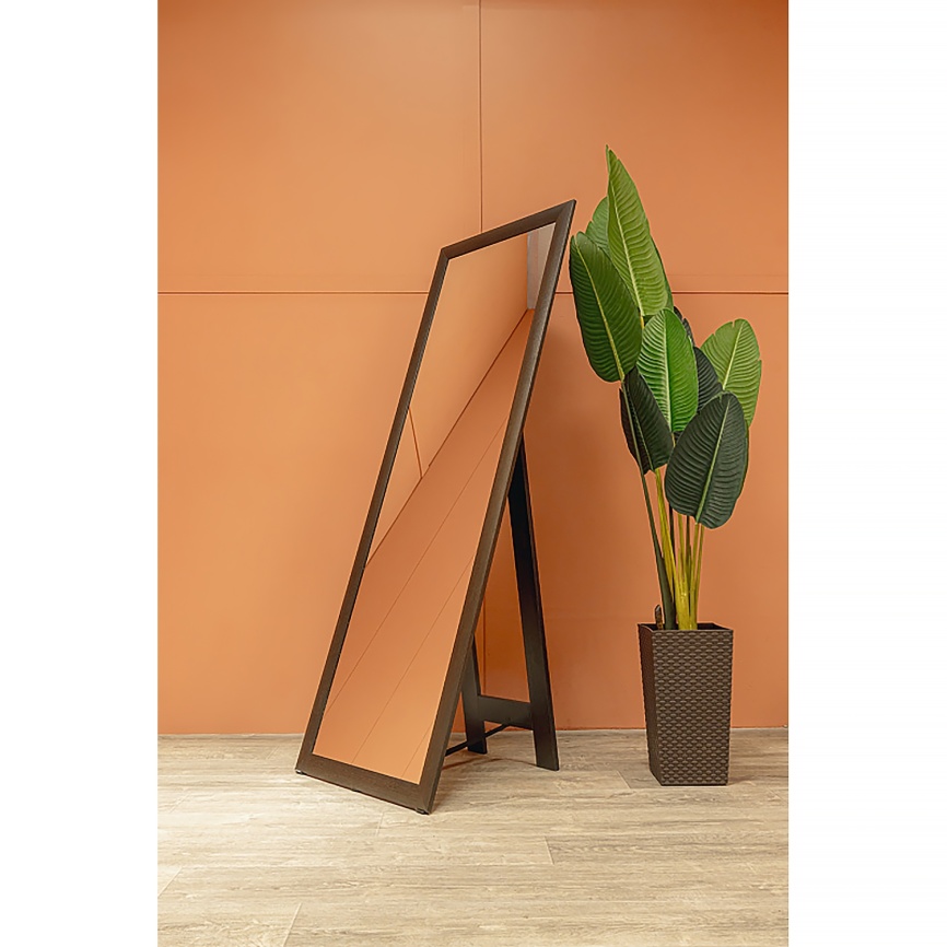 Зеркало AQUA NERO Канкан 450х30х1500 напольное, венге фото 8