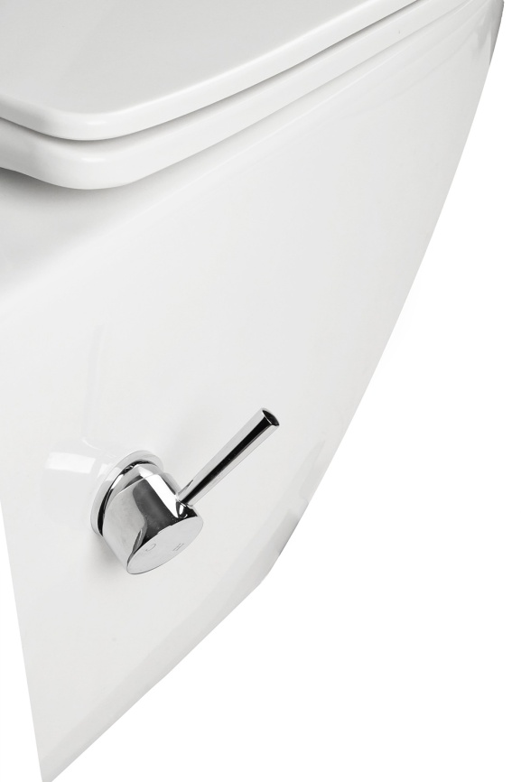 Унитаз подвесной AQUA NERO ARIES 365х490х363 c функцией биде, безободковый, с быстросъемным сиденьем фото 9