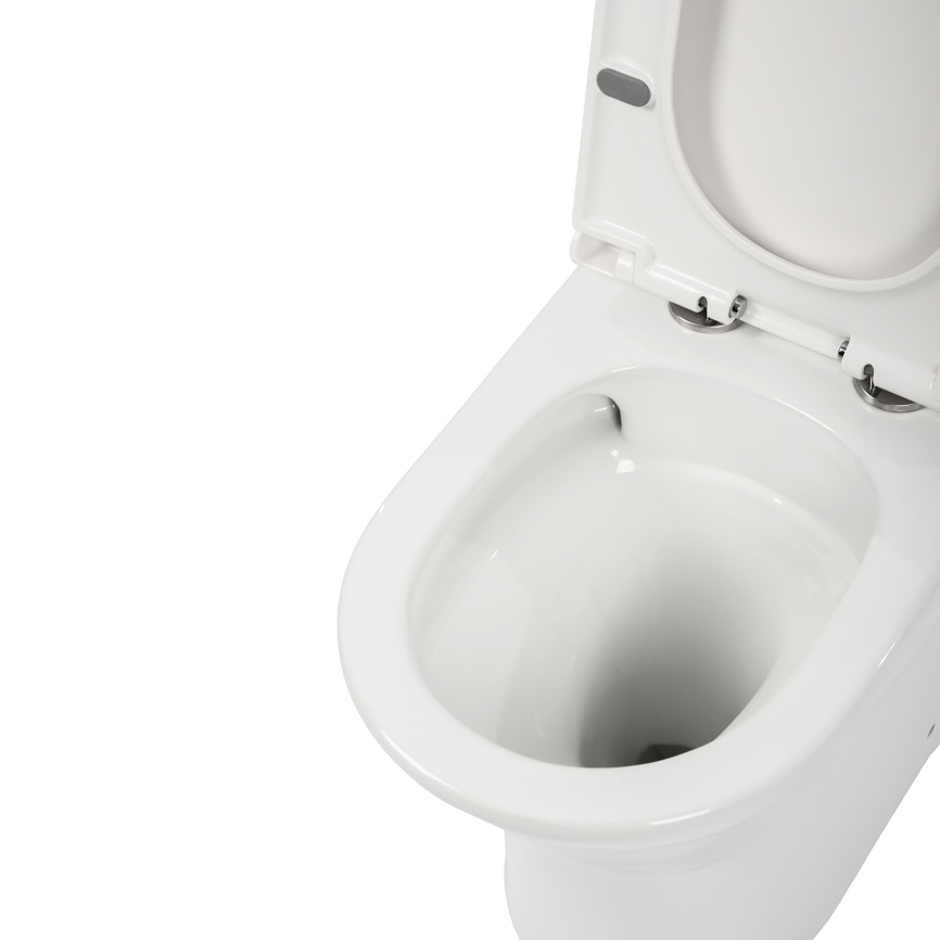 Унитаз-компакт AQUA NERO ЛИНК 350х665х830 безободковый, слив "Торнадо", с быстросъемным сиденьем мик фото 8