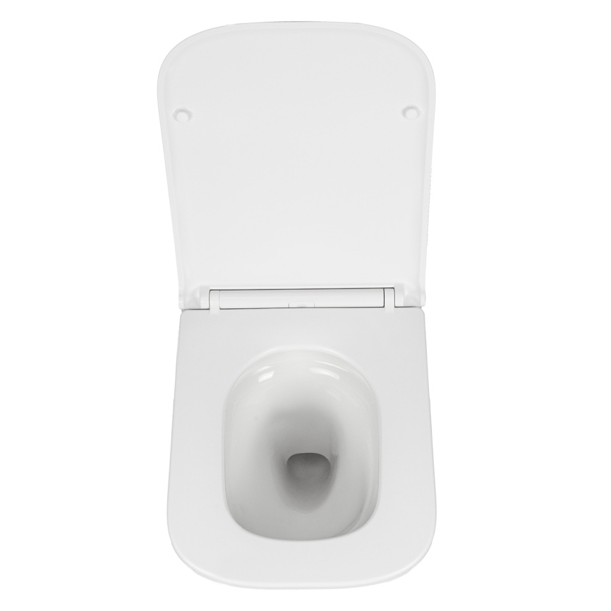 Унитаз подвесной AQUA NERO БИТТ 340х490х365 безободковый, слив скрытый "Торнадо", с быстросъемным си фото 8