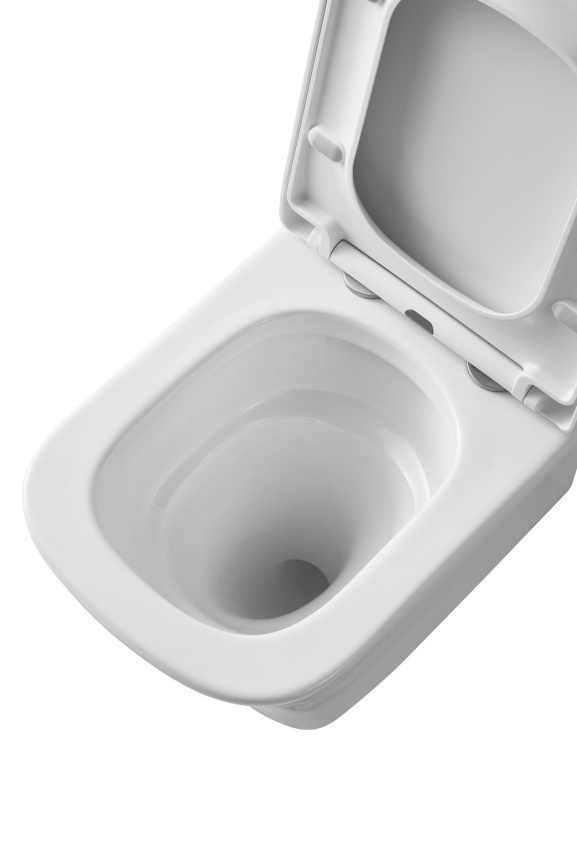 AN-026A Унитаз-компакт безободковый, Торнадо 620*360*785 мм,с сиденьем микролифт дюропласт фото 3